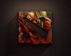 Dota 2 logo pudge