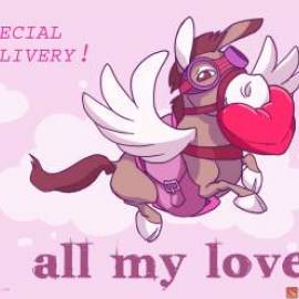 Dota 2 Valentines Courier