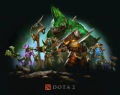 Арт с героями Dota 2